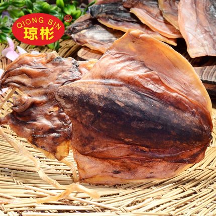 【瓊彬海味禮盒組合A套餐1075g】鮑魚蚝豉墨魚幹貝蝦米-4張